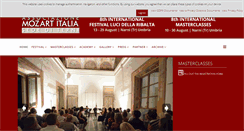 Desktop Screenshot of mozartitaliaterni.org