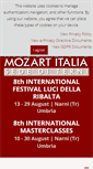 Mobile Screenshot of mozartitaliaterni.org